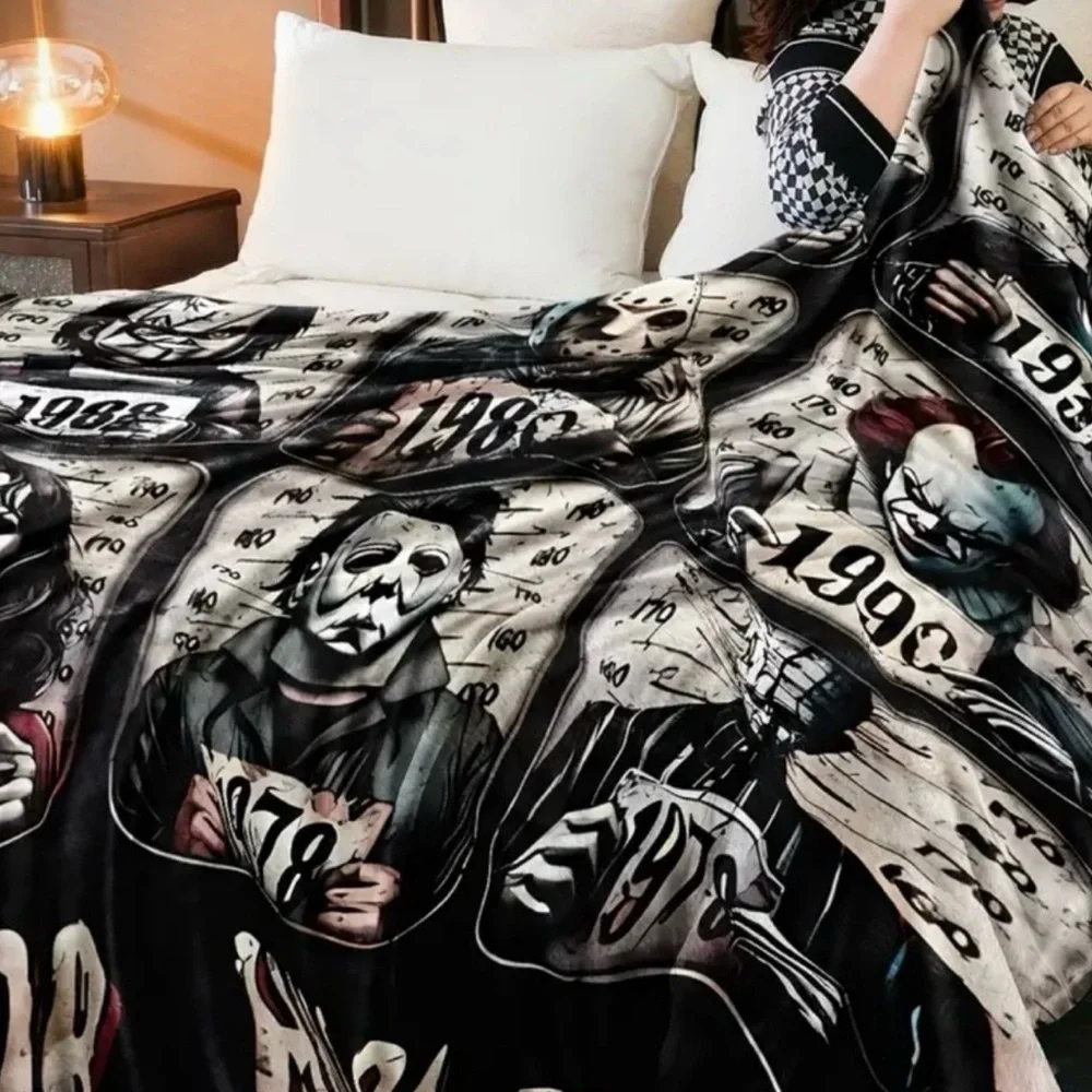 Brand New Horror Icons Halloween Fleece Blanket
